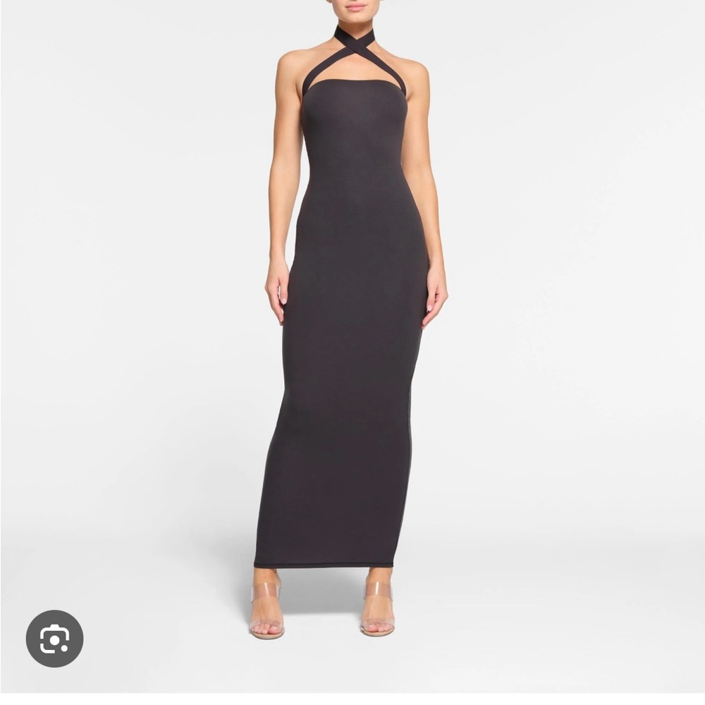 SKIMS Maxi Dress - onyx